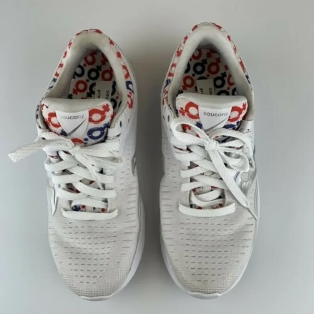 Saucony Kinvara 11 Prinkshop White Running  Shoes S10551-70 Women’s Size 9 - Picture 3 of 12
